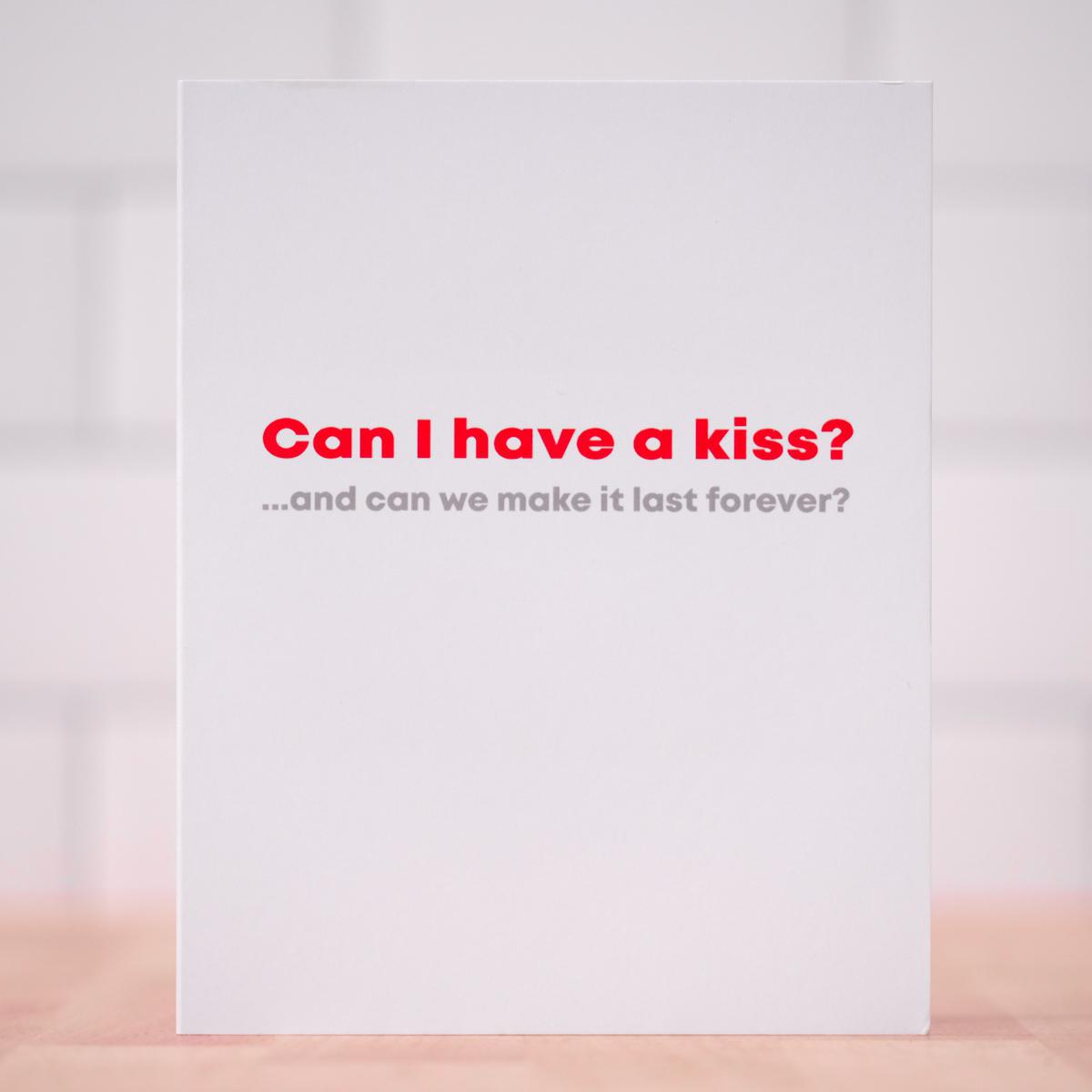 Can I have a Kiss... Love Card. Case Pack of 10