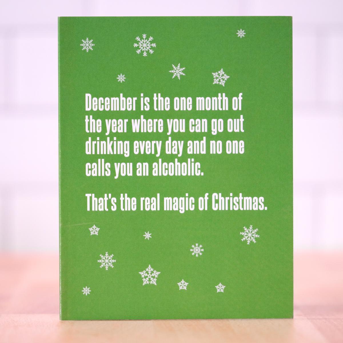 The Magic of Christmas... Christmas Card. Case Pack of 10.