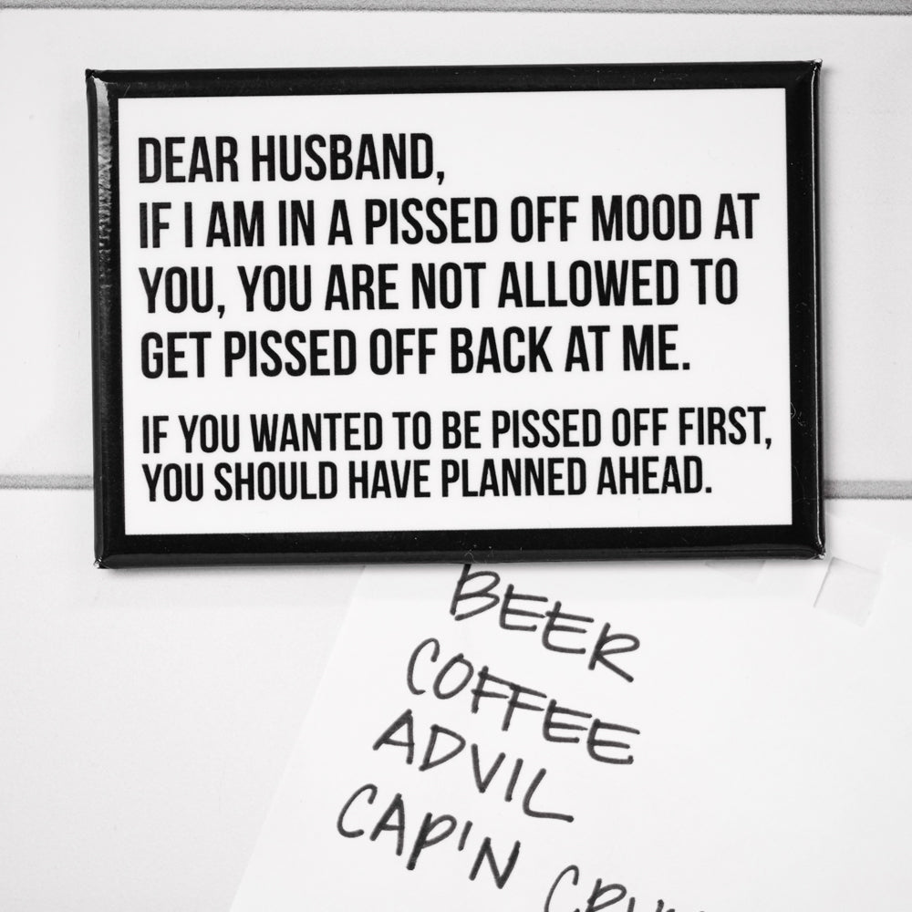 Pissed off mood... Magnet. Case Pack of 8