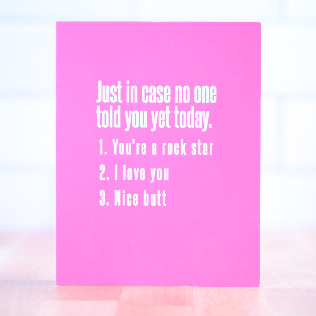 Nice butt... Love Card. Case Pack of 10