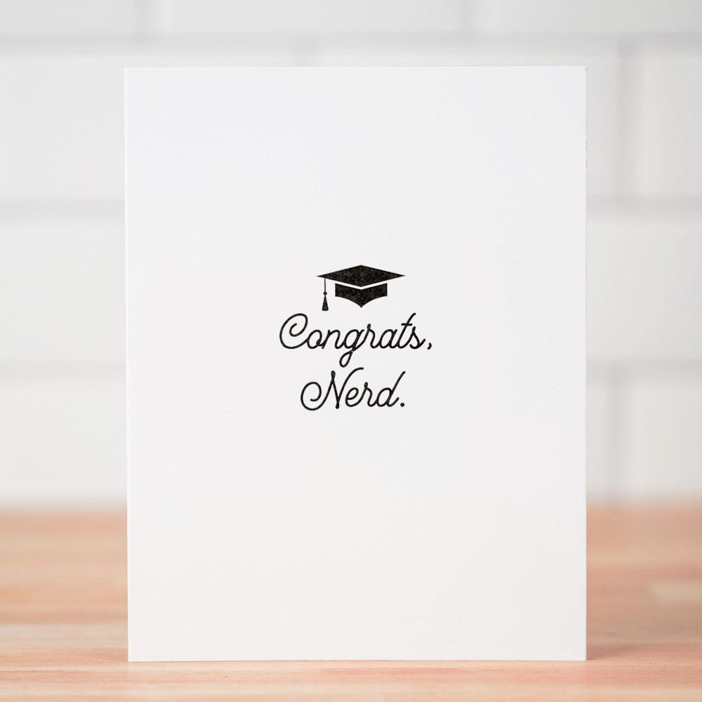 Congrats, Nerd... Graduation Card. Case Pack of 10