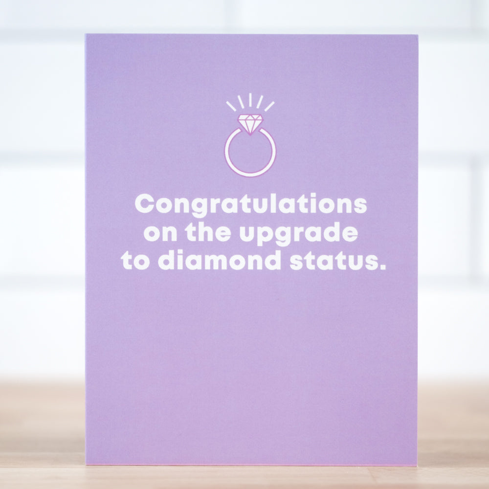Diamond status... Congratulations Card. Case Pack of 10