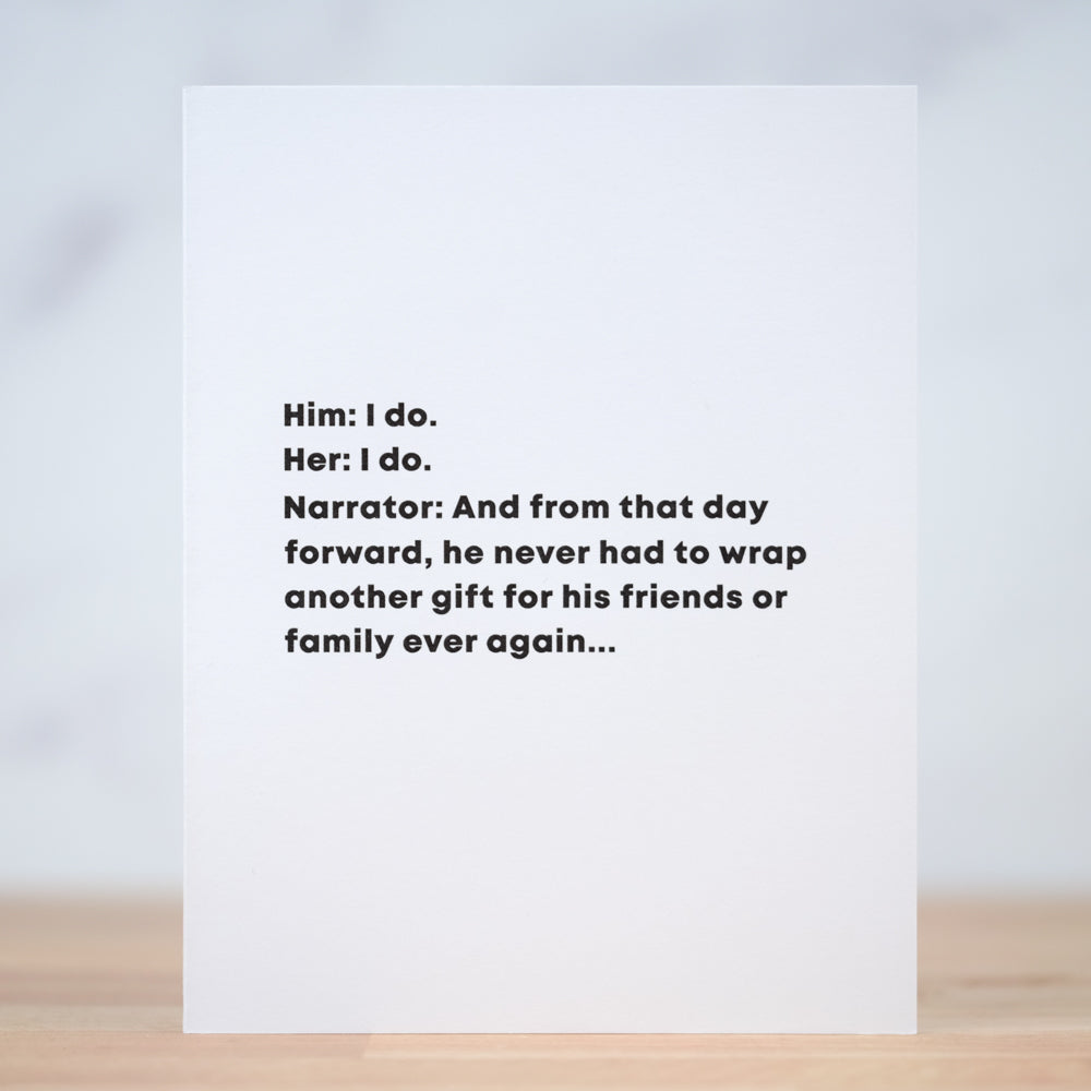 Never had to wrap another gift... Love Card. Case Pack of 10