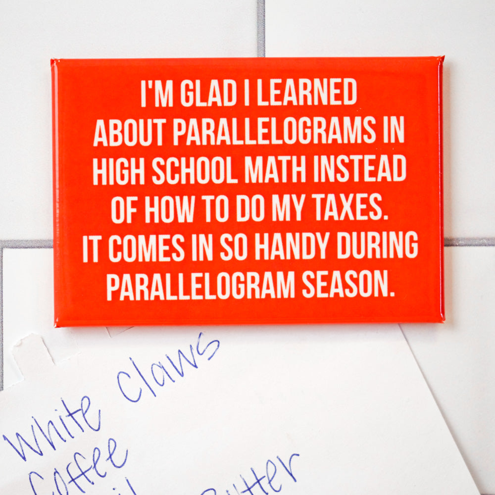 High School math... Magnet. Case Pack of 8