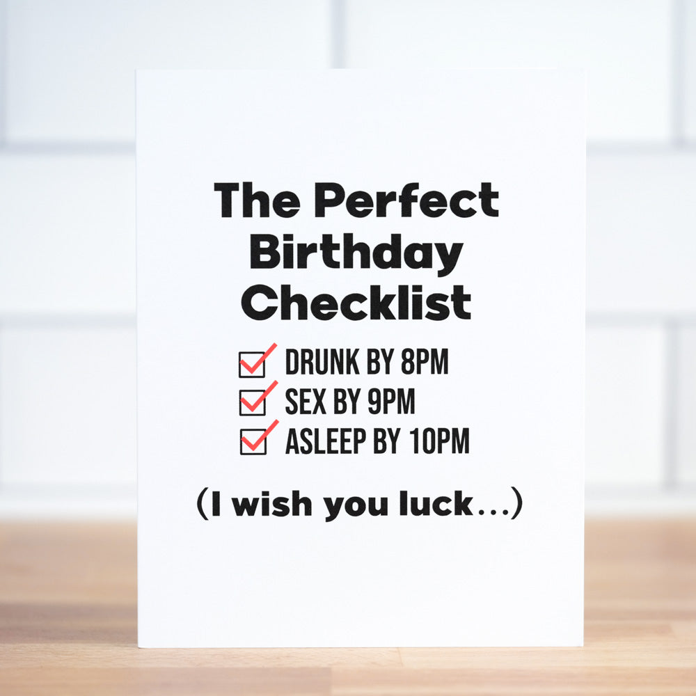The perfect birthday... Birthday Card. Case Pack of 10
