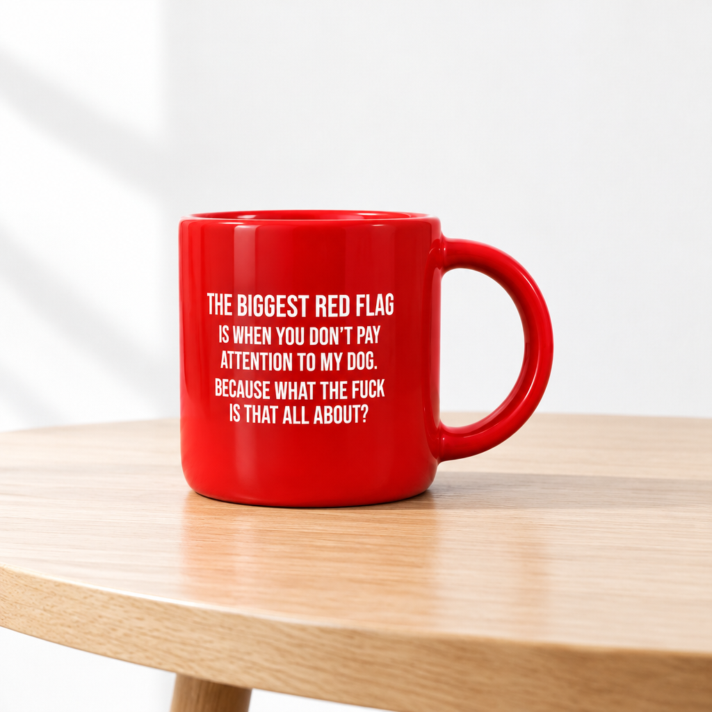 Biggest Red Flag.. Coffee Mug. Case Pack of 12
