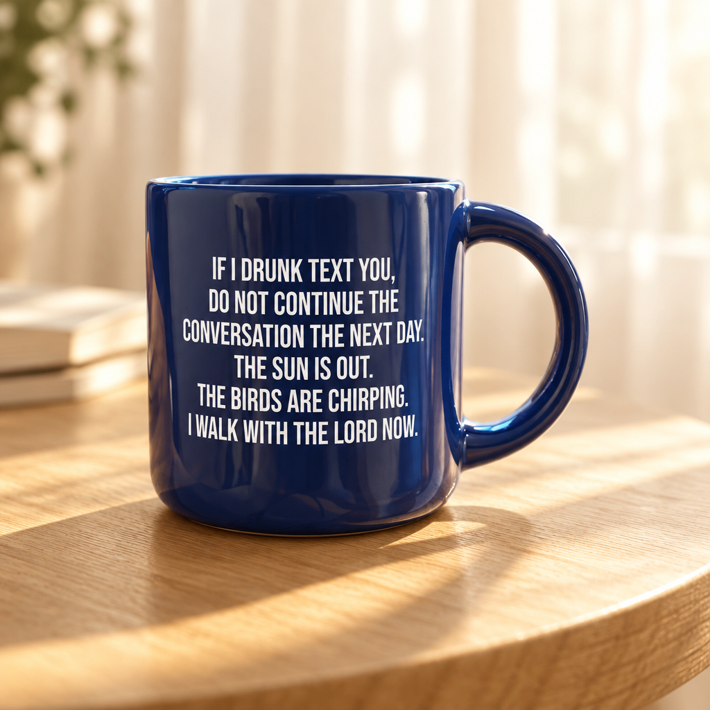 If I Drunk Text You.. Coffee Mug. Case Pack of 12