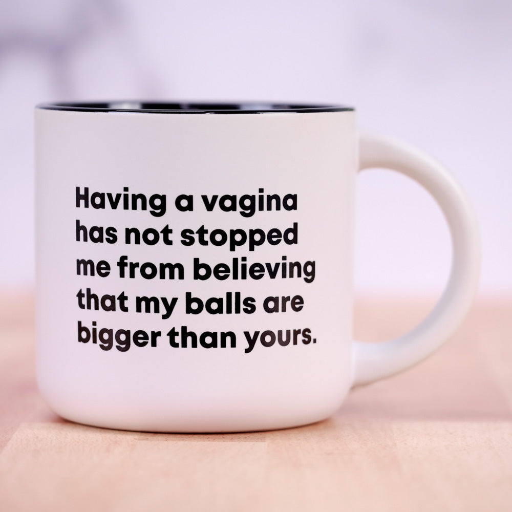 Bigger Balls... Ceramic Mug.  Case Pack of 12