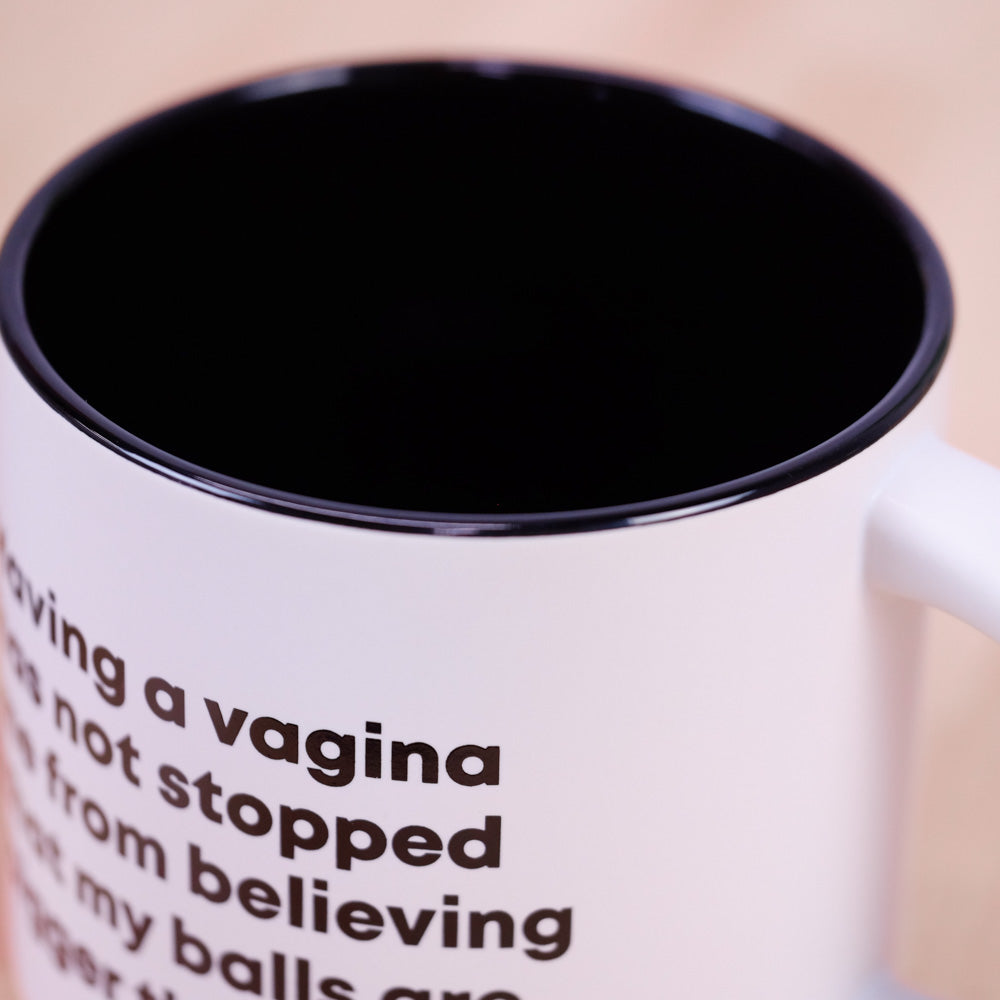 Bigger Balls... Ceramic Mug.  Case Pack of 12