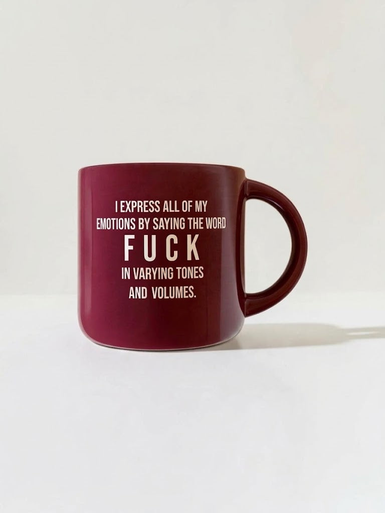 I Express All of My Emotions.. Coffee Mug. Case Pack of 12